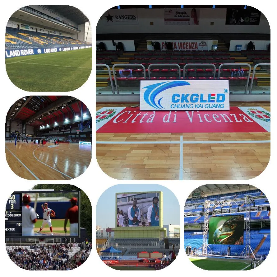 Ckgled P8 Full Color LED Display Screen Video Wall High Resolution Perimeter Advertisement