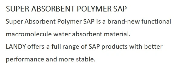 Non Polluting Eco Friendly Sap Super Absorbent Polymer