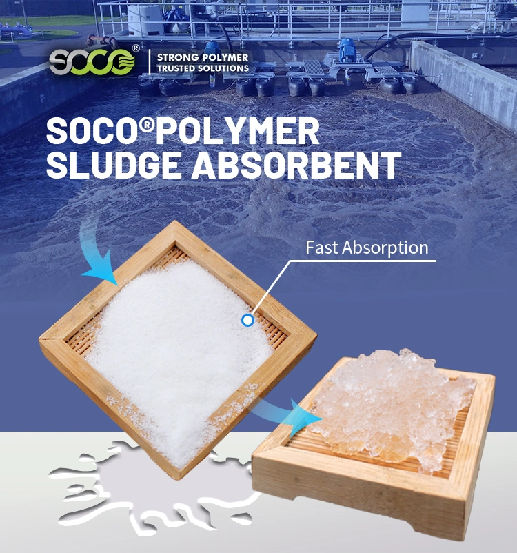 Sap Super Absorbent Polymer Manufacturer for Sludge&Slurry Solidification/Drilling/Mining/Swelling Rubber/Civil Engineering/Contrete/Ice Bag/Cable Powder